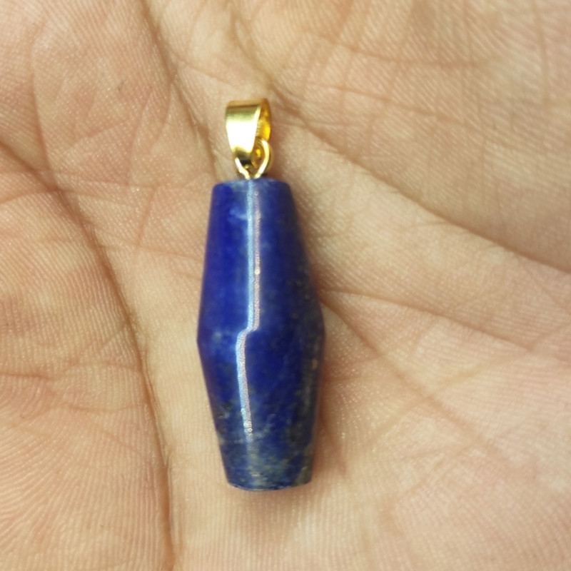 آویز گردنبند مدل سنگ لاجورد کدLC241