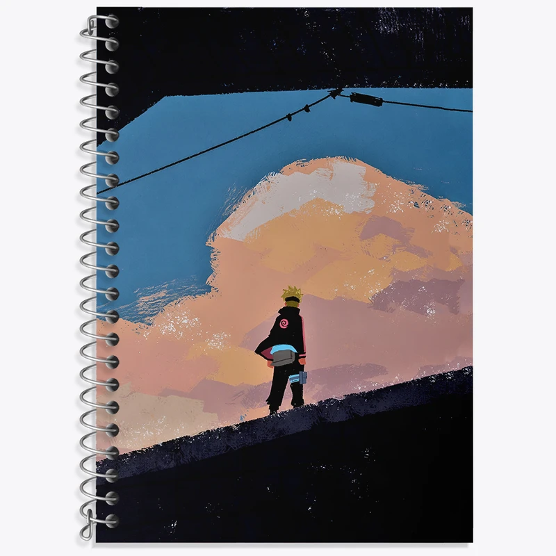 دفتر لغت 50 برگ خندالو طرح انیمه ناروتو (Naruto) کد N3654