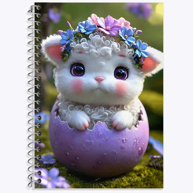 دفتر نت موسیقی 50 برگ خندالو طرح گوسفند کیوت کد F8136