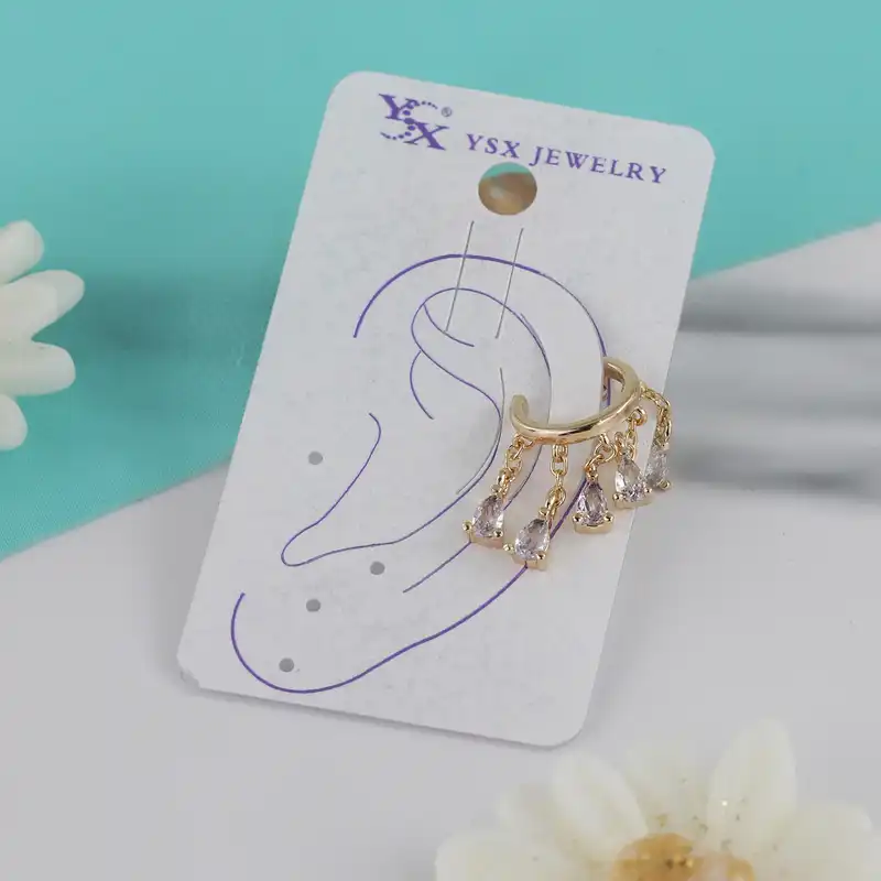 گوشواره زنانه وای اس ایکس مدل کاف کد J691