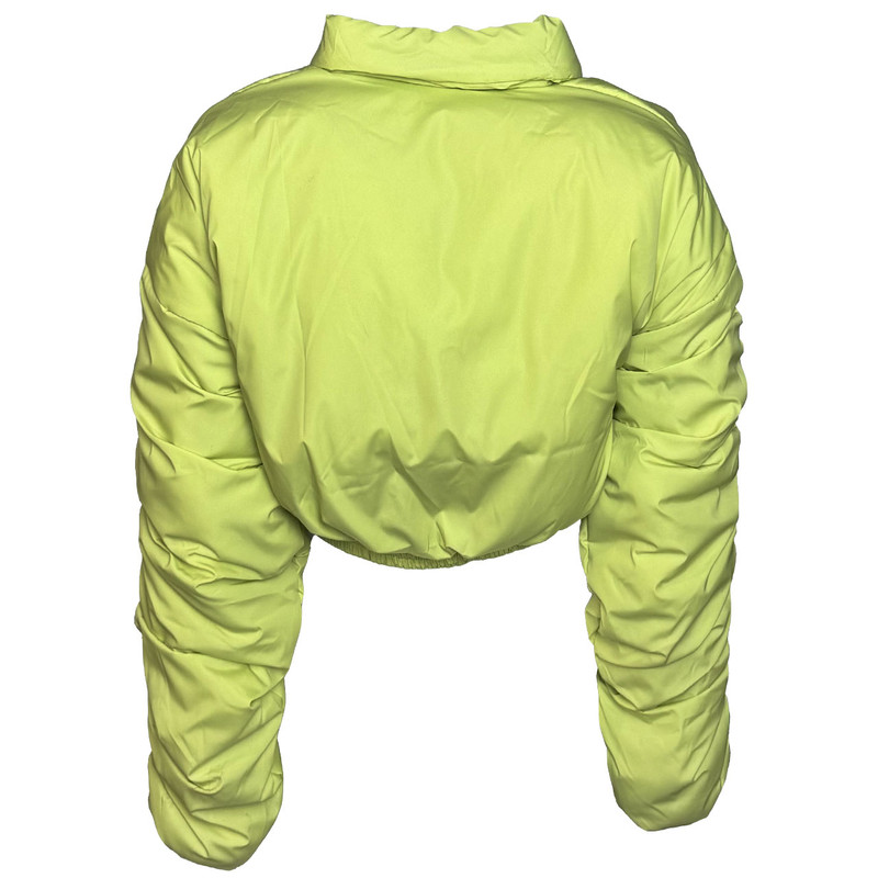 کراپ کاپشن زنانه کد 6057 رنگ سبز