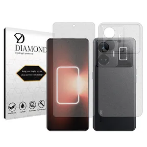 Diamond Tough model matte screen protector suitable for Realme GT3 mobile phone along with the back protector 