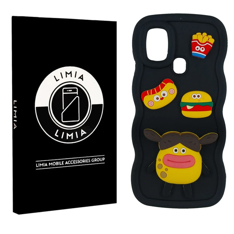 کاور لیمیا مدل عروسکی برجسته مناسب برای گوشی موبایل سامسونگ Galaxy A21s