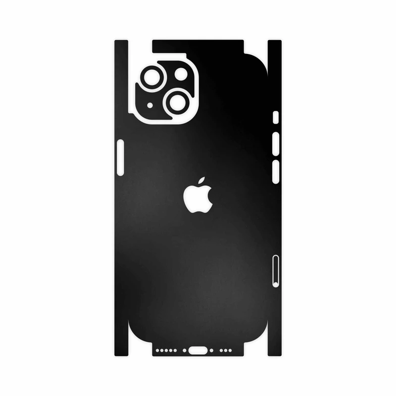 برچسب پوششی ماهوت مدل Matte-Black-FullSkin مناسب برای گوشی موبایل اپل iPhone 15