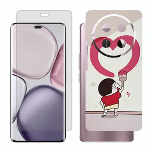 Glass Together model matte screen protector suitable for Honor X9c mobile phone with back cover sticker