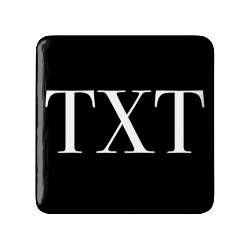 مگنت خندالو طرح گروه تی اکس تی TXT  مدل مربعی کد 20101