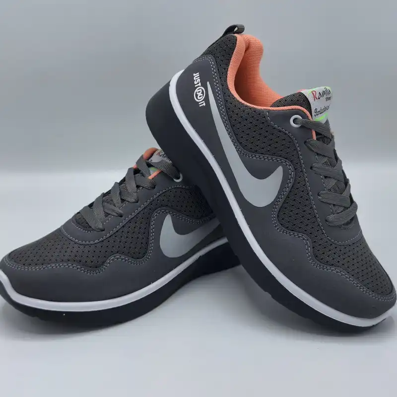 کفش پیاده روی زنانه مدل جاست رنگ طوسی