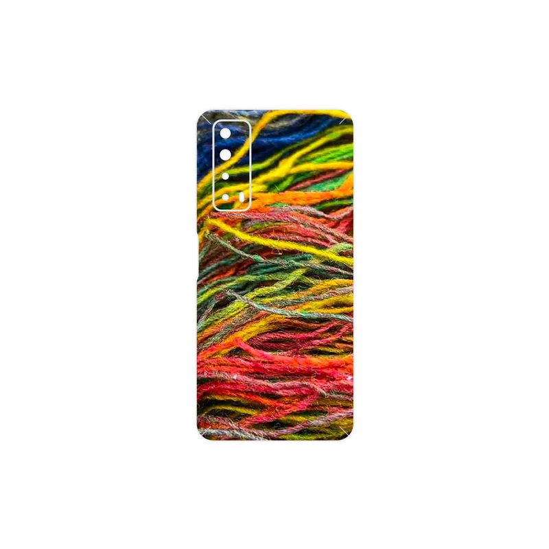 برچسب پوششی ماهوت مدل Fabric Texture 9 مناسب برای گوشی موبایل هوآوی Y7a