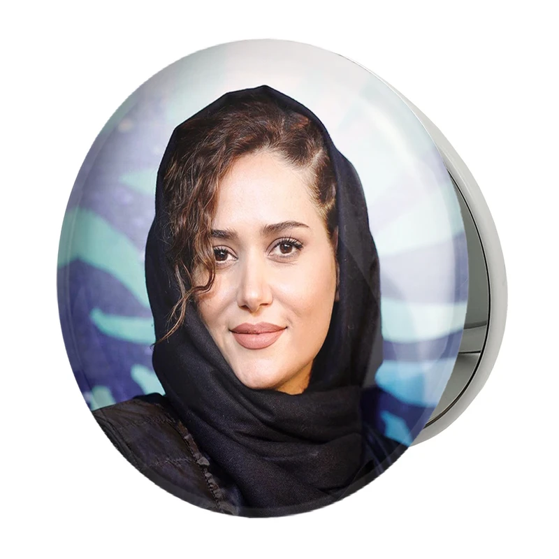 آینه جیبی خندالو طرح پریناز ایزدیار مدل تاشو کد 10500 