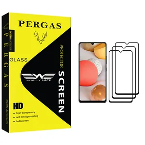 Waily Nice Pergas Glass Screen Protector For Samsung Galaxy A42 Pack Of 3