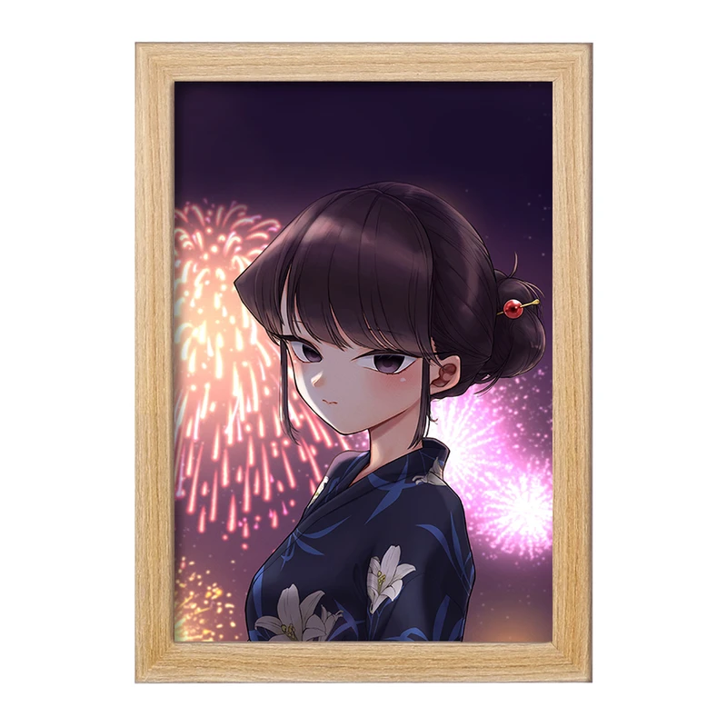 تابلو خندالو مدل انیمه کومی سان  کد 16104