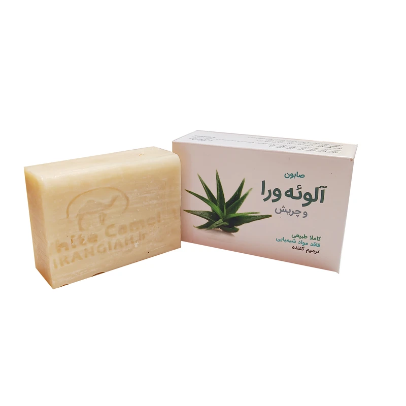 صابون شستشو ایران گیاه مدل آلوئه ورا وزن 100 گرم