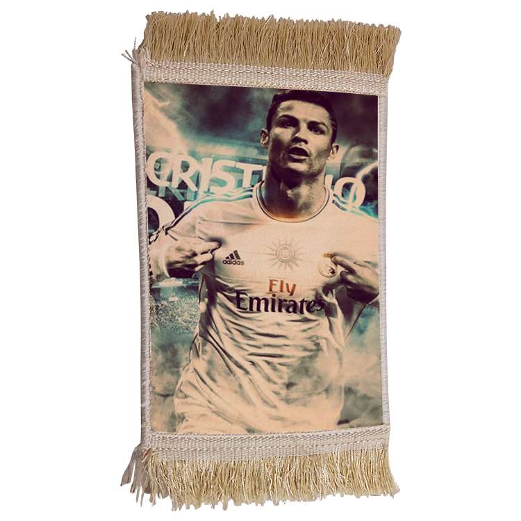 فرش ماشینی دیوارکوب مدل رونالدو کد 345