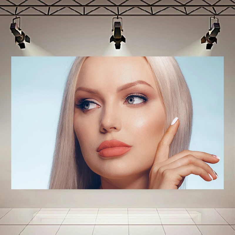 تابلو بوم طرح آرایشگاه زنانه مدل میکاپ کد AR31200