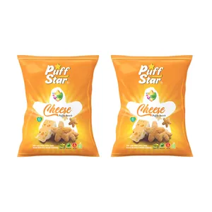اسنک پفی چهارجوانه پنیری پف استار - 50 گرم بسته 2 عددی