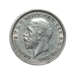سکه تزیینی مدل کشور انگلستان 6 پنی 1936میلادی