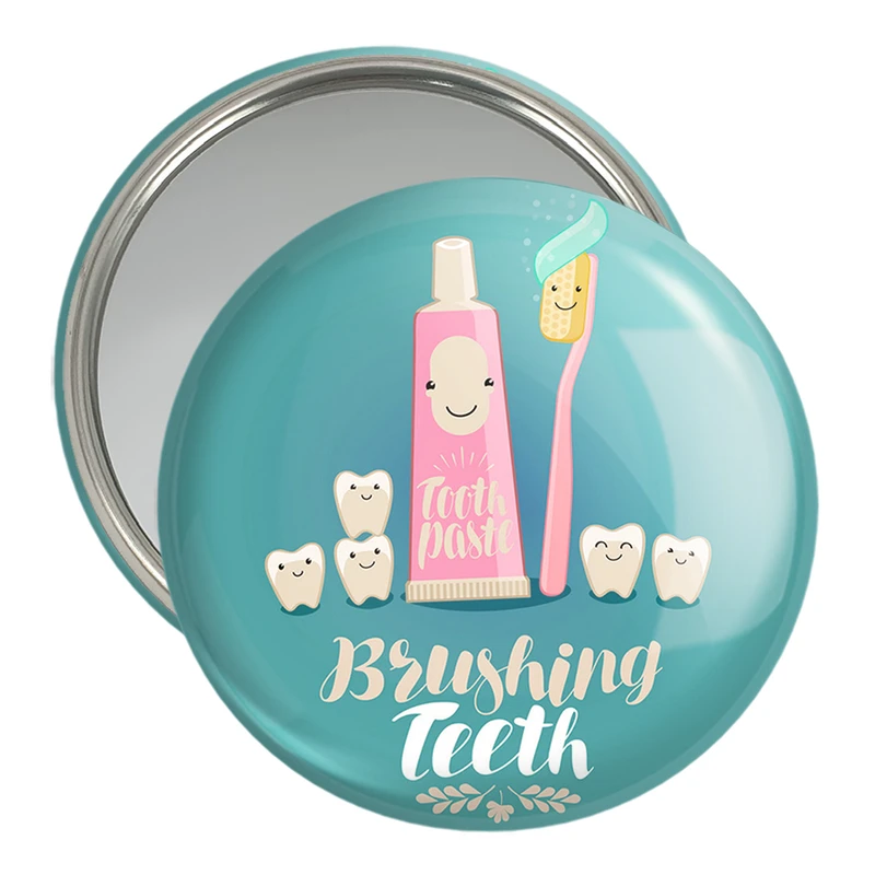 آینه جیبی خندالو مدل دندان و دندانپزشکی کودکانه کد 27753