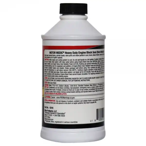 نشت گیر رادیاتور و سرسیلندر خودرو موتور مدیک مدل C1616 حجم 354 میلی لیتر