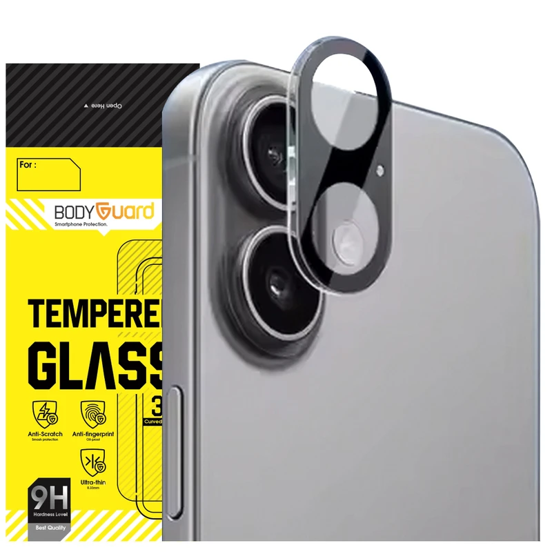 محافظ لنز دوربین بادیگارد مدل BLK مناسب برای گوشی موبایل اپل iPhone 17 