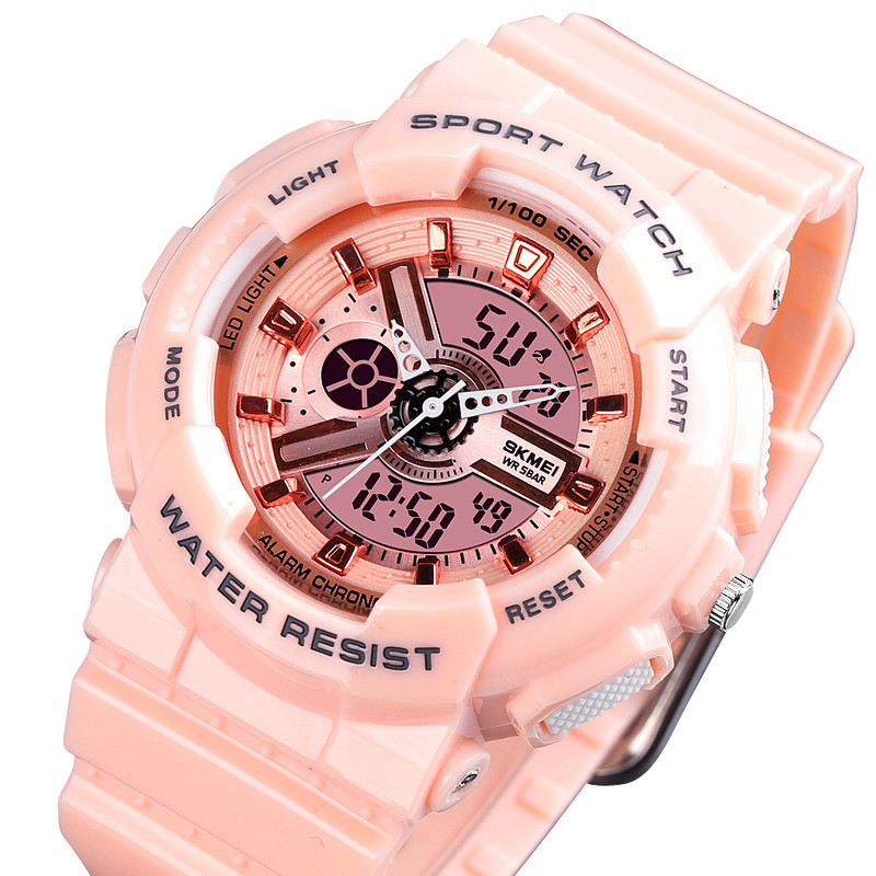 ساعت مچی دیجیتال زنانه اسکمی مدل 1689pink ساعت مچی دیجیتال زنانه اسکمی مدل 1689pink