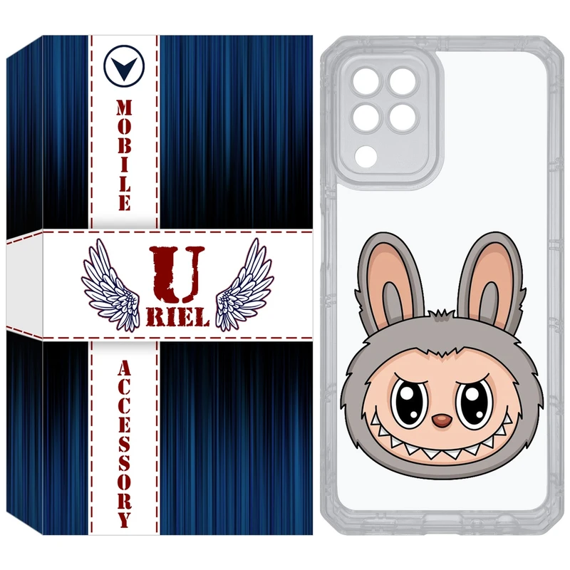 کاور یوریل مدل Clear کد 114 طرح لبوبو مناسب برای گوشی موبایل سامسونگ Galaxy A22 4G / M32 / M22