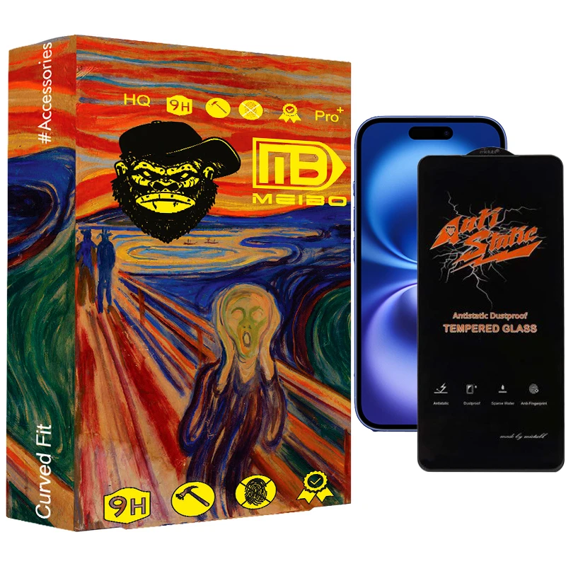 محافظ صفحه نمایش انتی‌استاتیک میبو مدل Glacion 007 مناسب برای گوشی موبایل اپل iPhone 15 / 16