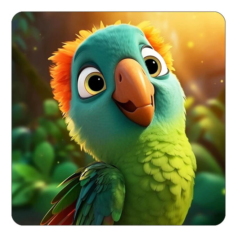 مگنت کاکتی طرح حیوانات کارتونی مدل mp27986