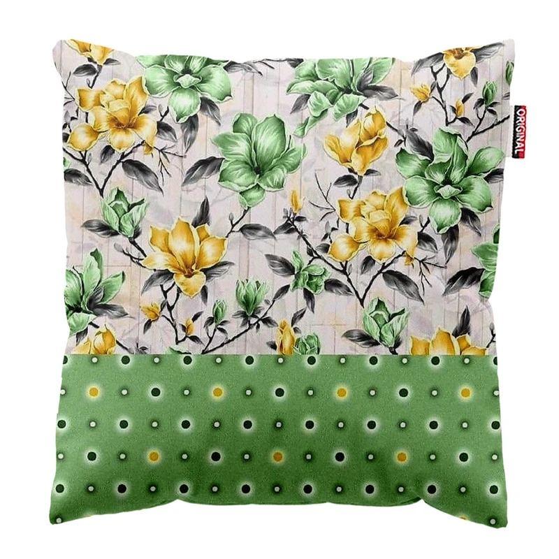 کوسن پاد آفرین طرح گل کد 2429 سایز 30*30 سانتی متر