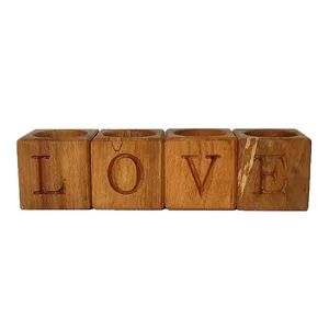 جاشمعی مدل کلمه LOVE کد SH.700 مجموعه 4عددی
