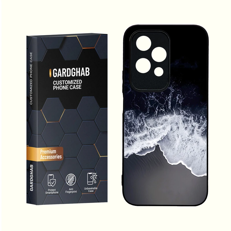 کاور گارد قاب مدل دور ژله ای پشت  گلس منظره و طبیعت مناسب برای گوشی انر Honor 200 Lite 5G