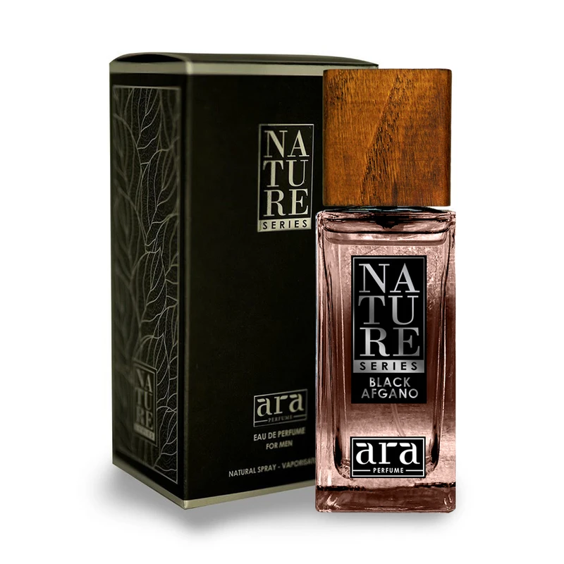 ادو پرفیوم مردانه پرفیوم آرا مدل NATURE BLACK AFGANOI با رایحه گرم حجم 30 میلی لیتر