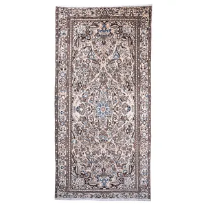 فرش دستباف پنج متری مدل وینتیج کد v1396