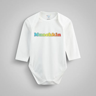 بادی آستین بلند نوزادی نیل کوک مدل Munchkin
