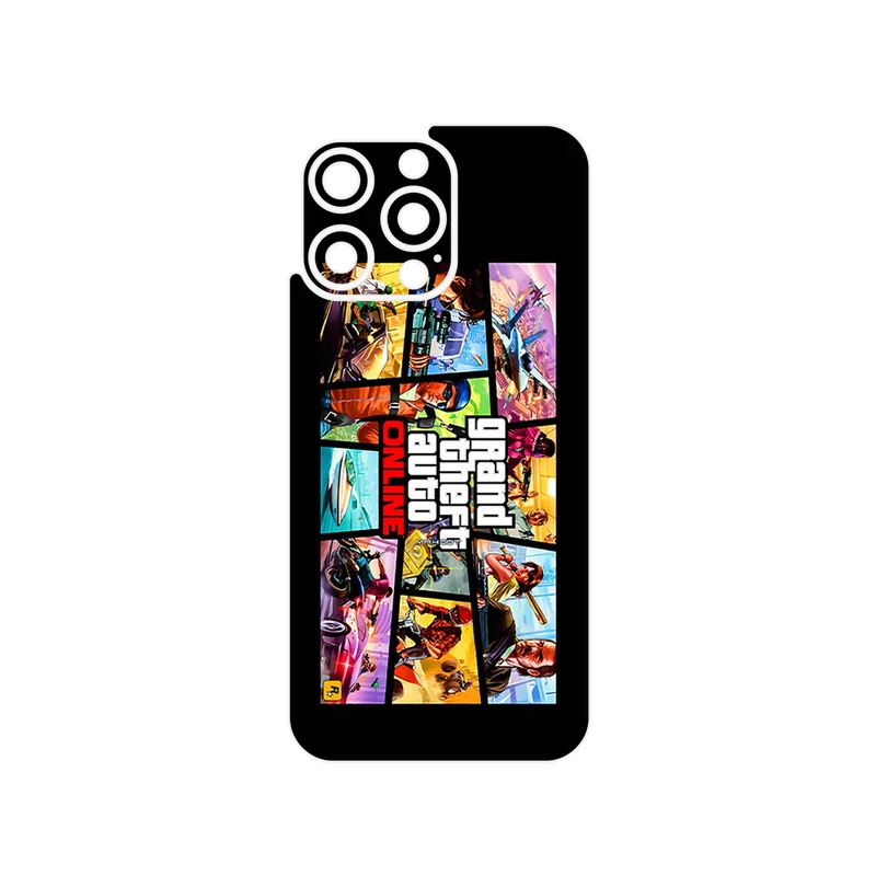 برچسب پوششی ماهوت مدل GTA Online Game Series مناسب برای گوشی موبایل اپل iPhone 15 Pro Max