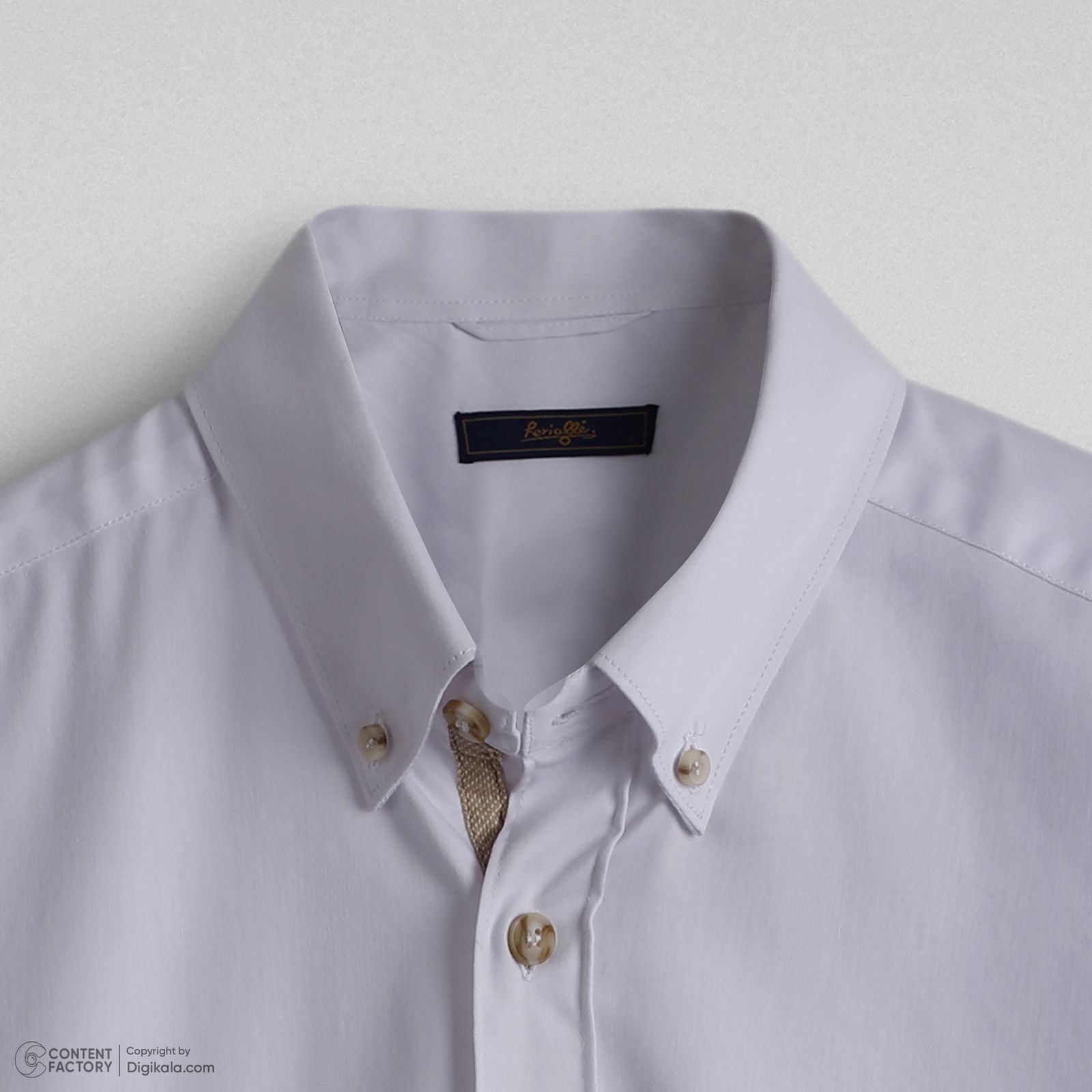 پیراهن آستین کوتاه یقه دکمه دار مردانه فریولی مدل 111140202 -  - 2