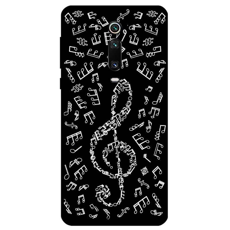 کاور مگافون طرح نوت موسیقی مدل 1370 مناسب برای گوشی موبایل شیائومی Redmi K20 / K20 Pro / K20 Pro Premium