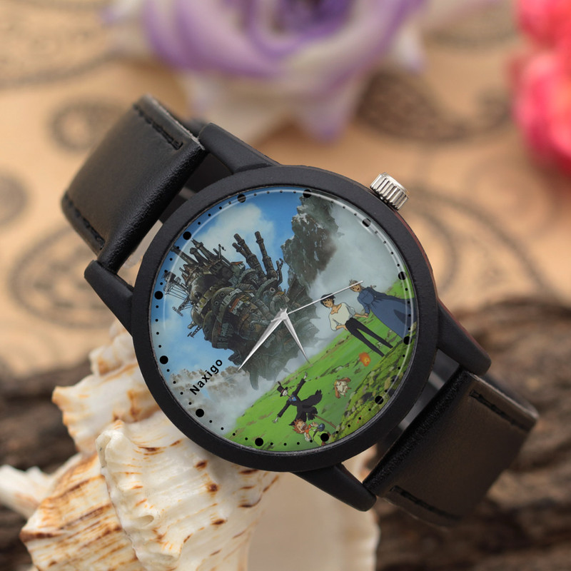 ساعت مچی عقربه ای ناکسیگو مدل قلعه متحرک هاول کد LF13246