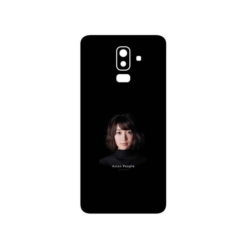 برچسب پوششی ماهوت مدل Portrait of an Asian Woman مناسب برای گوشی موبایل سامسونگ Galaxy J8