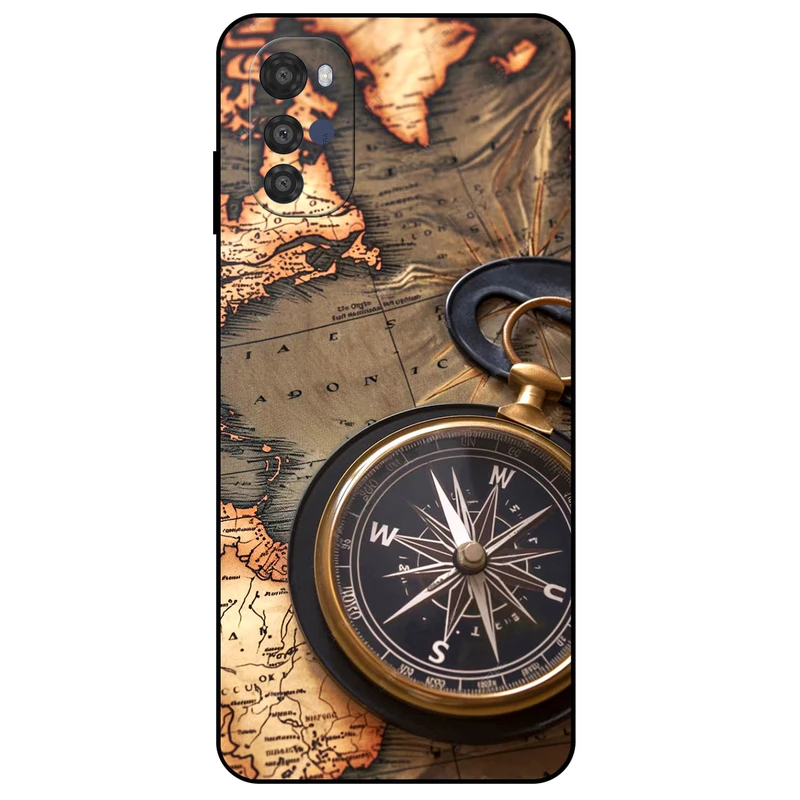 کاور مگافون طرح نقشه مدل 7397 مناسب برای گوشی موبایل موتورولا Moto E32 / E32s