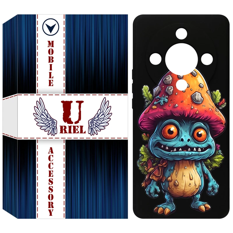 کاور یوریل مدل KSH کد 47 طرح قارچ مناسب برای گوشی موبایل آنر X9b / X50 / Magic6 Lite / Magic 6 Lite