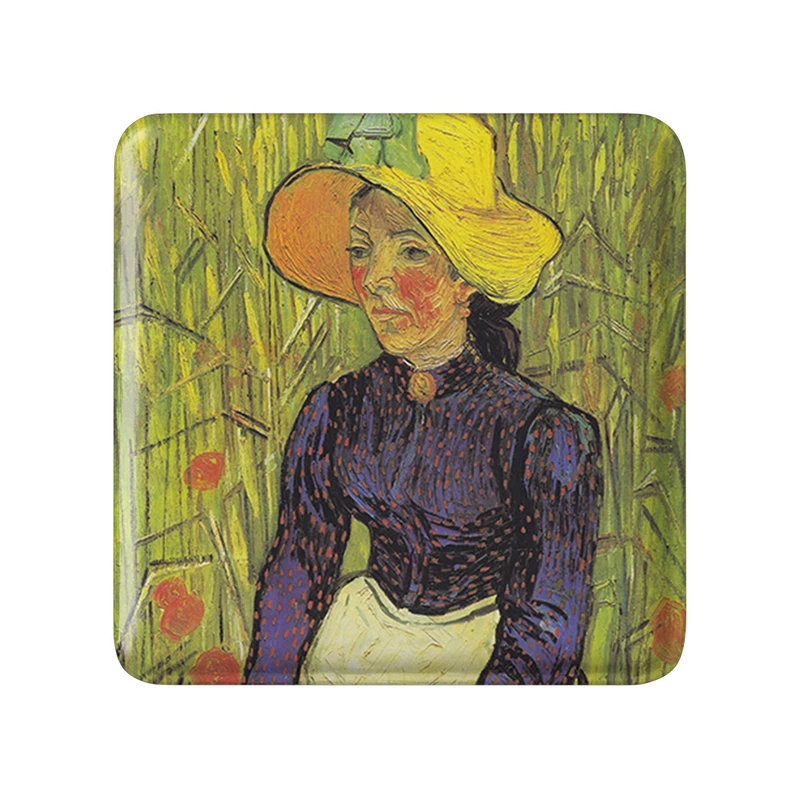 مگنت خندالو طرح ونسان ونگوگ (Van Gogh) مدل مربعی کد 36814