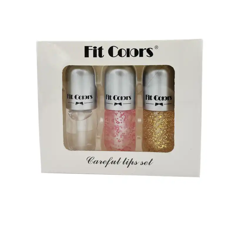 برق لب فیت کالر مدل کپسولی بسته 3 عددی