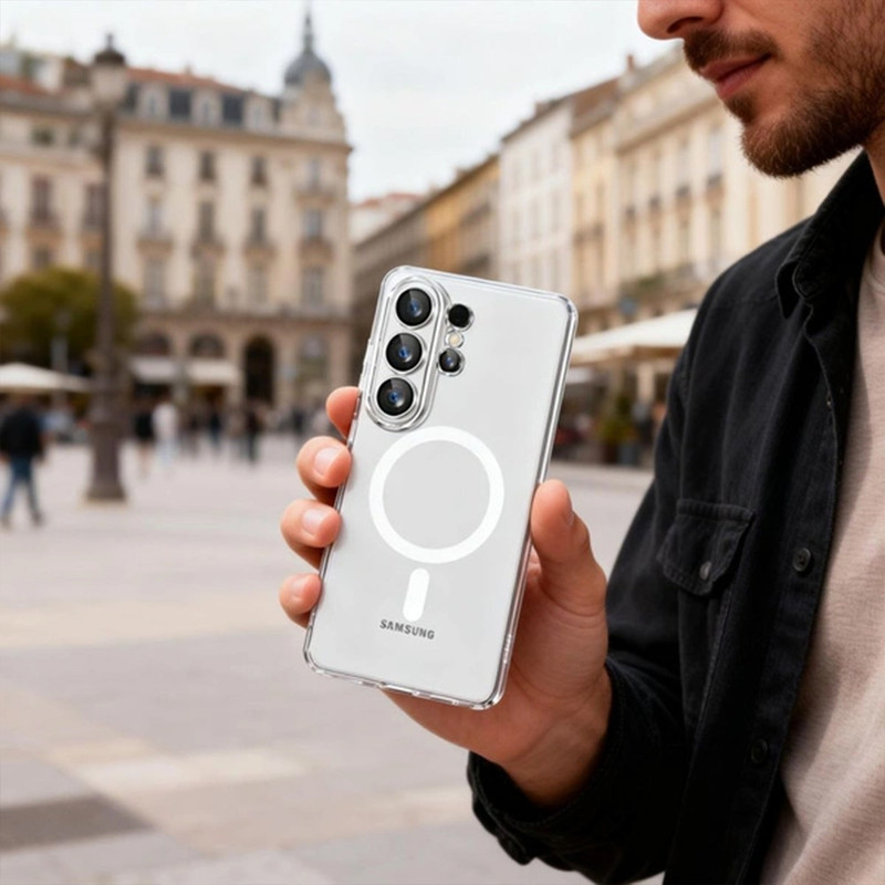 کاور ونزو مدل MagS مناسب برای گوشی موبایل سامسونگ Galaxy S25 Ultra