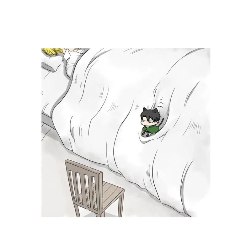 استیکر لپ تاپ و موبایل مدل انیمه طرح اتک ان تایتان لیوای آکرمن attack on titan Levi Ackermann کد 580