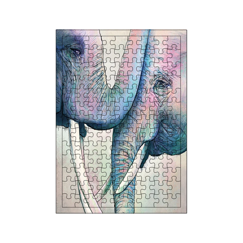 پازل 117 تکه مدل فیل کد 119