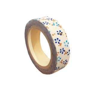 چسب نواری طرح گل مدل CH11 عرض 1.5 سانتی متر