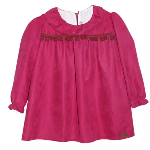 پیراهن دخترانه نازانتا مدل پوم پوم 104