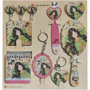 بسته لوازم تحریر مدل ماه تیر مجموعه 10 عددی