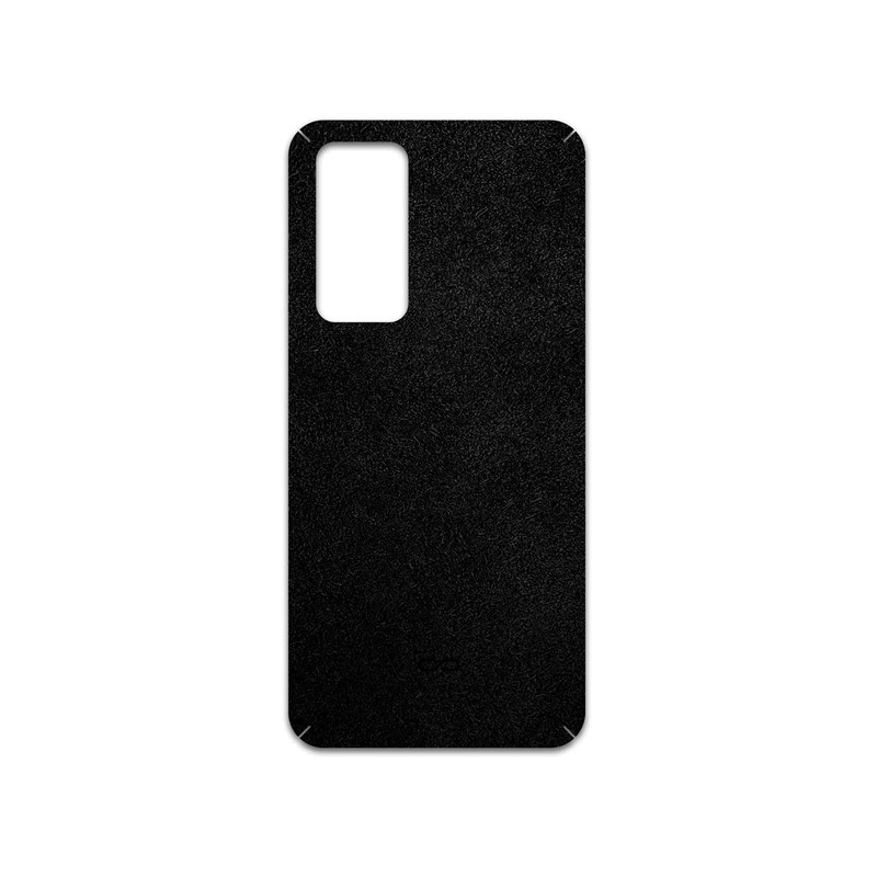 برچسب پوششی ماهوت مدل Black-Chamois-Leather مناسب برای گوشی موبایل شیائومی 12X