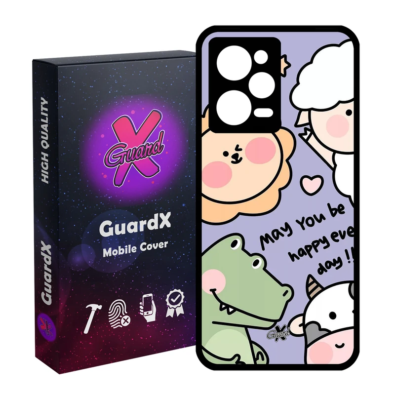 کاور گارد ایکس طرح Cute مدل Glass10567 مناسب برای گوشی موبایل شیائومی Redmi Note 12 Pro 5G/Poco X5 Pro 5G/Note 12 Pro Pro speed